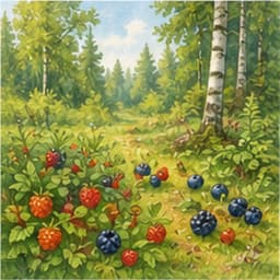 лес